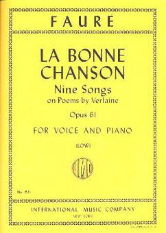 [144364] La Bonne Chanson - 9 Chansons