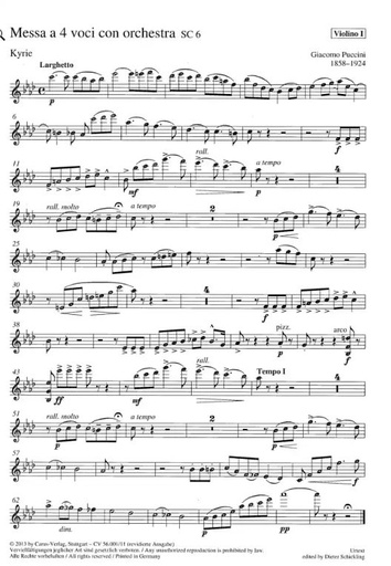 [304009] Messa a 4 voci con orchestra (1880), SC 6 (Messa di Gloria)
