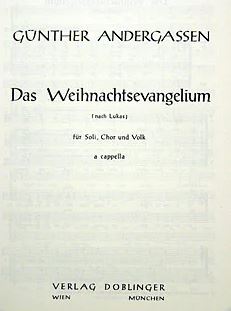 [44-00701] Das Weihnachtsevangelium