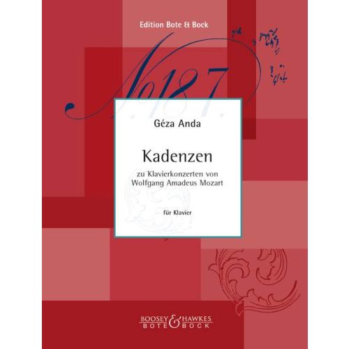 [156702] Kadenzen zu Klavierkonzerten von Mozart (KV 37, 39, 41 175, 238, 246, 413, 466, 467, 482, 491, 503, 537)