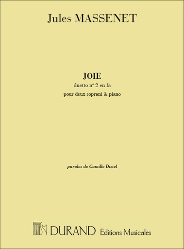[156785] Joie 2 voix/piano