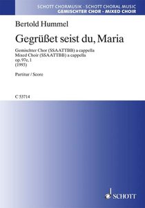 [233732] Gegrüßet seist du Maria, op. 97e/1 (1993)