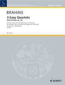 [167249] 3 leichte Quartette op. 22 eingerichtet nach 7 Marienlieder