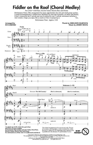 [205869] Fiddler on the roof - Choral Medley