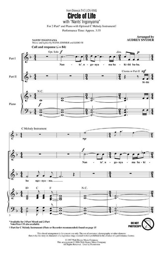 [194588] Circle of life with Nants' Ingonyama