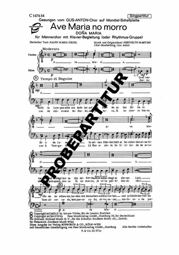 [194639] Ave Maria no morro