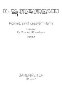 [177181] Kommt, singt unserem Herrn