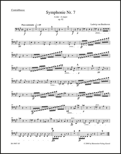 [69333] Sinfonie Nr. 7 A-Dur op. 92