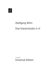 [277699] 3 Klavierstücke in H (1966)