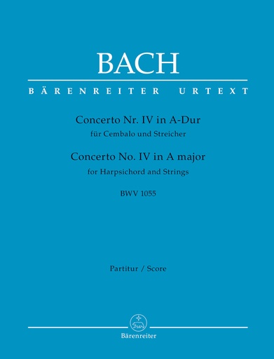 [277723] Concerto Nr. 4 A-Dur BWV 1055
