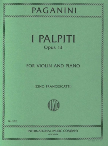 [55339] I Palpiti op. 13
