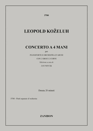 [298429] Concerto a 4 mani per pianoforte e orchestra