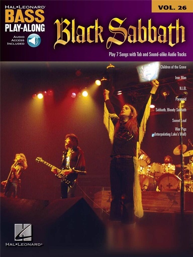 [237246] Black Sabbath - Bass Play-Along Vol. 26
