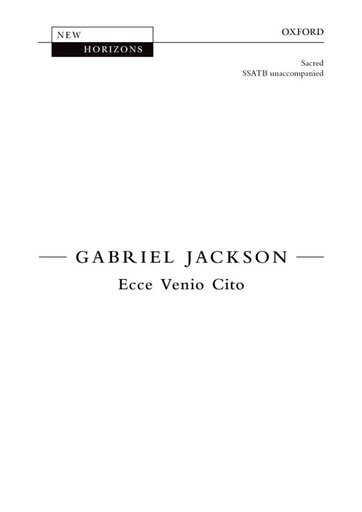 [268085] Ecce venio cito