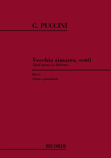 [74314] Vecchia zimarra senti (aus La Boheme)