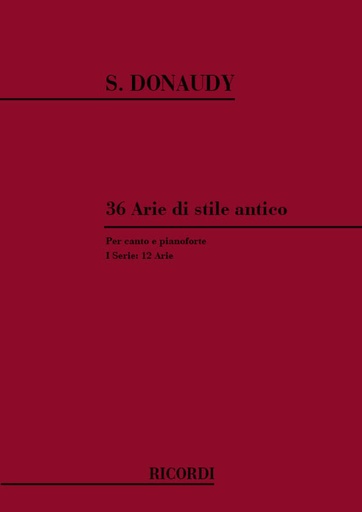 [74320] 36 Arie di Stile Antico Band 1