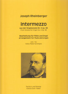 [306834] Intermezzo aus der Orgelsonate Nr. 4 op. 98