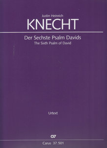 [307211] Der Sechste Psalm Davids (Herr straf mich nicht in deinem Zorne)