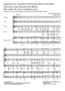 [160251] Ach Gott, vom Himmel sieh darein / Das wollst du, Gott bewahren rein, aus BWV 2