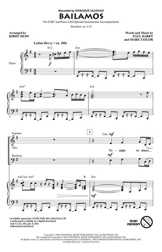 [260476] Bailamos
