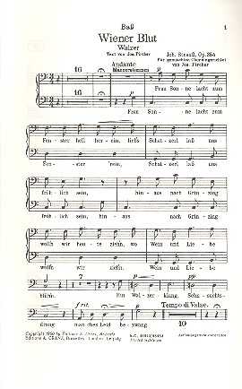 [191611] Wiener Blut op. 354