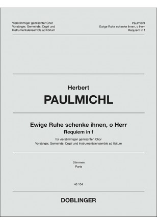 [46-00104-ST] Ewige Ruhe schenke ihnen, o Herr - Requiem in f op. 314