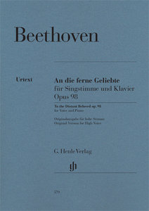 [HN-00579] An die ferne Geliebte op. 98 - hohe Stimme