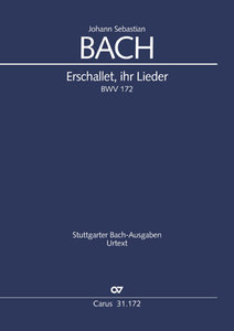 [224439] Erschallet, ihr Lieder, BWV 172 - 2. Leipziger Fassung