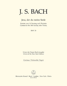 [265135] Jesu, der du meine Seele, BWV 78