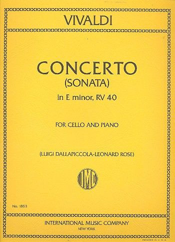 [64388] Concerto e-moll F XIV/5 RV40