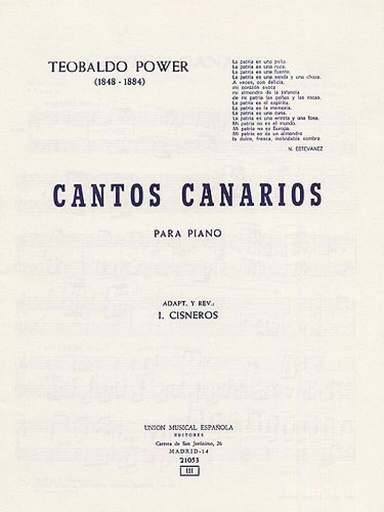 [87901] Cantos Canarios Rev Cisneros