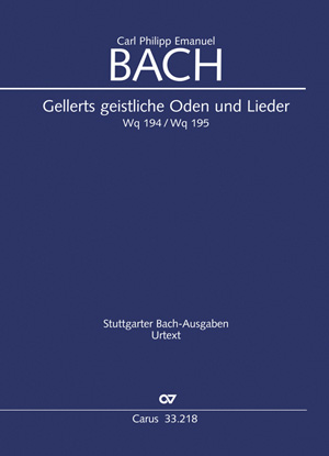 [165079] Gellerts geistliche Oden und Lieder, Wq 194 und 195