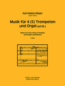 [277223] Musik für 4 (5) Trompeten und Orgel (ad lib.)