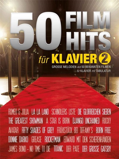 [400155] 50 Film Hits für Klavier 2