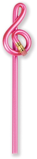 [400352] Pencil Treble Clef Pink