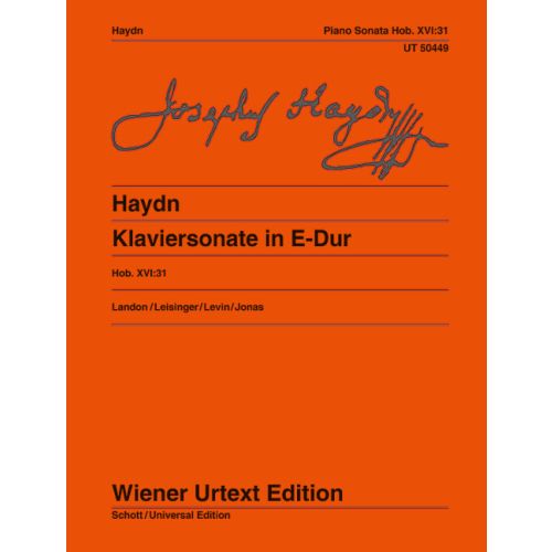 [400578] Klaviersonate E-Dur Hob. XVI:31