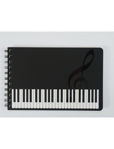 [400589] Spiral Notebook Keyboard A5
