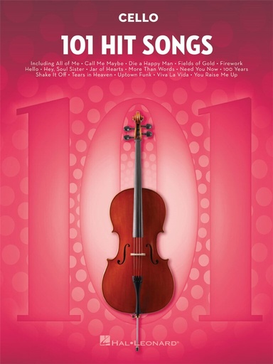 [400736] 101 Hit Songs for Violoncello