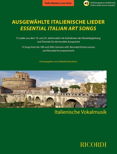 [400748] Ausgewählte Italienische Lieder (Low Voice)