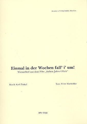 [400762] Einmal in der Wochen fall i um