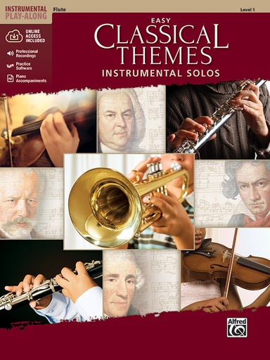 [400843] Easy Classical Themes Instrumental Solos