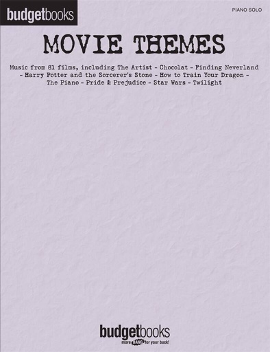 [400949] Movie Themes - Budget Books