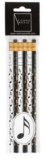 [401100] Pencil set Note black/white