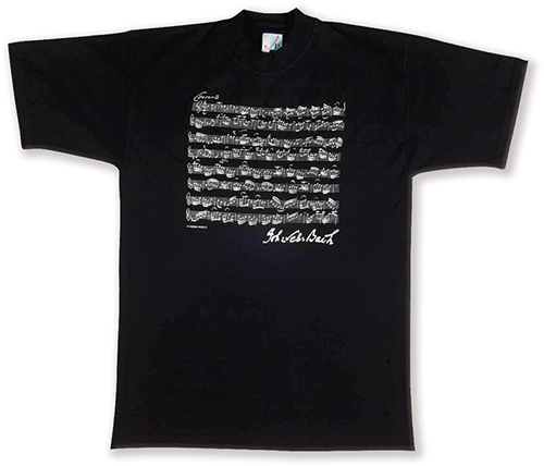 [401230] T-Shirt Bach schwarz - Medium