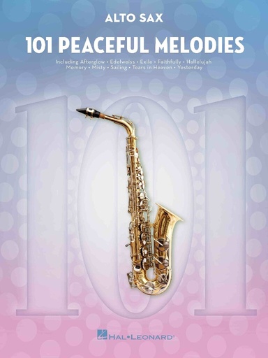 [401434] 101 Peaceful Melodies - Altsaxophon
