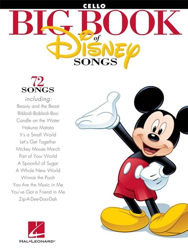 [401448] The Big Book of Disney Songs - Cello
