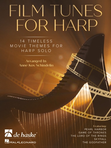 [401944] Film Tunes for Harp