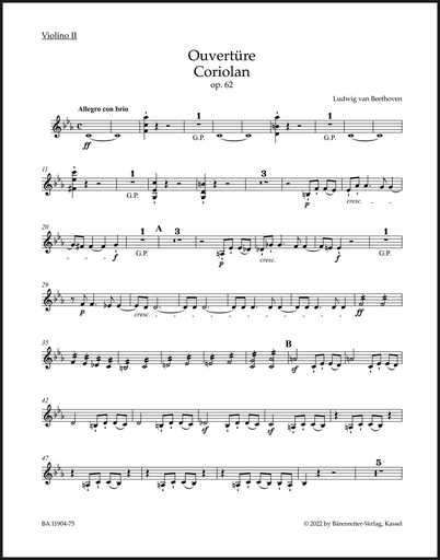 [402003] Ouvertüre "Coriolan" op. 62