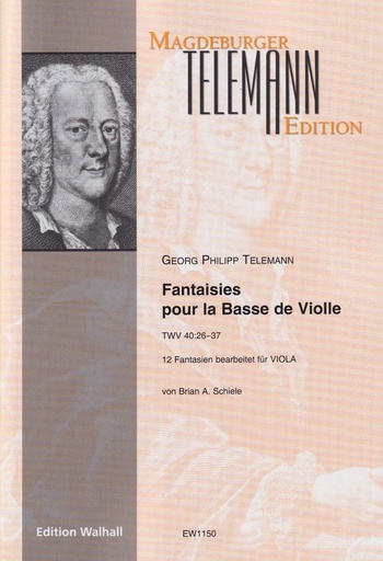 [402251] Fantaisies pour la Basse de Violle TWV 40:26-37