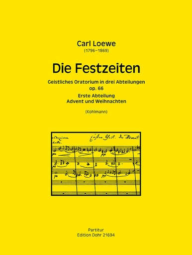 [402512] Die Festzeiten op. 66: Erste Abteilung Advent und Weihnachten